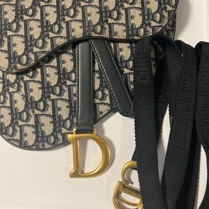 Dior saddle belt bag